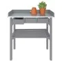 Esschert Design Garden Work Bench Gray CF29G by Esschert Design, Gardening tables - Ref: Foro24-404623, Price: 145,43 €, Disc...