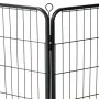 Dog pen 12 steel panels 80x60 cm black by vidaXL, Dog kennels and fences - Ref: Foro24-170573, Price: 182,73 €, Discount: %
