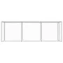 Galvanized steel cage for cats, 4.5x1.5x1.5 meters. by vidaXL, Cages and habitats for small animals - Ref: Foro24-146358, Pri...