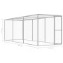 Katzenkäfig aus verzinktem Stahl 4,5x1,5x1,5 m von vidaXL, Käfige und Lebensräume für Kleintiere - Ref: Foro24-146358, Preis:...