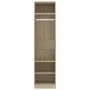 Eichenfarbener Sperrholzschrank 50x50x200 cm von vidaXL, Kleiderschränke - Ref: Foro24-800237, Preis: 102,79 €, Rabatt: %
