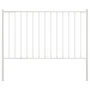 White powder-coated steel fence panel and posts 1.7x0.75m by vidaXL, fence panels - Ref: Foro24-145215, Price: 49,01 €, Disco...