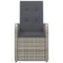 Reclining garden chairs and cushions 2 units gray PE rattan by vidaXL, Garden chairs - Ref: Foro24-47676, Price: 299,46 €, Di...