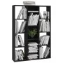 Black chipboard space divider/shelf 100x24x140 cm by vidaXL, Room dividers - Ref: Foro24-800442, Price: 83,94 €, Discount: %