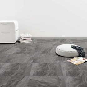 Schwarze selbstklebende PVC-Bodendielen mit Motiven 5,11 m² von vidaXL, Böden und Teppiche - Ref: Foro24-144874, Preis: 65,55...