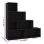 Schwarzes Sperrholzregal/Trennwand, 155 x 24 x 160 cm von vidaXL, Bücherregale und Regale - Ref: Foro24-800658, Preis: 75,42 ...