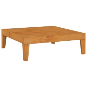 Mesa de jardín madera maciza de acacia 68,5x68,5x24 cm
