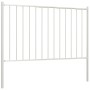 White powder-coated steel fence panel and posts 1.7x1.25m by vidaXL, fence panels - Ref: Foro24-145217, Price: 59,54 €, Disco...