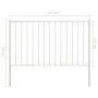 Panel valla y postes acero recubrimiento polvo blanco 1,7x1,25m de vidaXL, Paneles de vallas - Ref: Foro24-145217, Precio: 58...