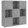 Sperrholzregal grauer Beton 90x30x90 cm von vidaXL, Bücherregale und Regale - Ref: Foro24-802934, Preis: 82,29 €, Rabatt: %