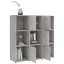 Sperrholzregal grauer Beton 90x30x90 cm von vidaXL, Bücherregale und Regale - Ref: Foro24-802934, Preis: 82,29 €, Rabatt: %