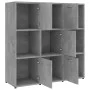 Sperrholzregal grauer Beton 90x30x90 cm von vidaXL, Bücherregale und Regale - Ref: Foro24-802934, Preis: 82,29 €, Rabatt: %