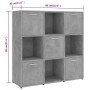 Sperrholzregal grauer Beton 90x30x90 cm von vidaXL, Bücherregale und Regale - Ref: Foro24-802934, Preis: 84,34 €, Rabatt: %