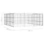 Zwinger für den Außenbereich 450x450x185 cm von vidaXL, Hundehütten und Zäune - Ref: Foro24-144626, Preis: 951,67 €, Rabatt: %