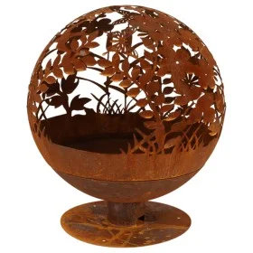 Esschert Design Laser-cut Flower Oxidized Fire Bowl FF294 by Esschert Design, Chimneys - Ref: Foro24-421281, Price: 296,80 €,...