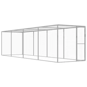 Katzenkäfig aus verzinktem Stahl, 6 x 1,5 x 1,5 m von vidaXL, Käfige und Lebensräume für Kleintiere - Ref: Foro24-146359, Pre...