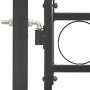 Garden gate with upper arch 100x150 cm black steel by vidaXL, garden gates - Ref: Foro24-143086, Price: 180,97 €, Discount: %