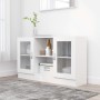 Vitrine aus weißem Holzwerkstoff, 120 x 30,5 x 70 cm von vidaXL, Sideboards - Ref: Foro24-802786, Preis: 83,15 €, Rabatt: %