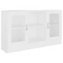 White engineered wood display case 120x30.5x70 cm by vidaXL, Sideboards - Ref: Foro24-802786, Price: 81,31 €, Discount: %