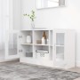 Vitrine aus weißem Holzwerkstoff, 120 x 30,5 x 70 cm von vidaXL, Sideboards - Ref: Foro24-802786, Preis: 83,15 €, Rabatt: %
