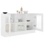 White engineered wood display case 120x30.5x70 cm by vidaXL, Sideboards - Ref: Foro24-802786, Price: 81,31 €, Discount: %