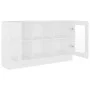 White engineered wood display case 120x30.5x70 cm by vidaXL, Sideboards - Ref: Foro24-802786, Price: 81,31 €, Discount: %
