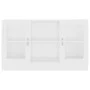 White engineered wood display case 120x30.5x70 cm by vidaXL, Sideboards - Ref: Foro24-802786, Price: 81,31 €, Discount: %