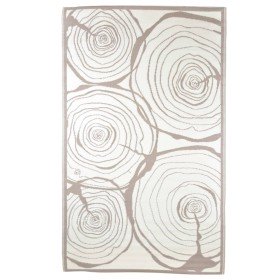 Esschert Design Alfombra de exterior aros crecientes 240x150 cm