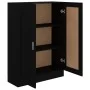 Armario de libros madera contrachapada negro 82,5x30,5x115 cm de vidaXL, Librerías y estanterías - Ref: Foro24-802715, Precio...