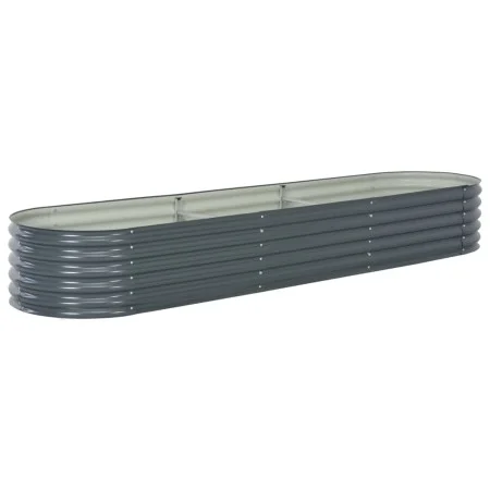 Arriate de acero galvanizado gris 320x80x44 cm de vidaXL, Maceteros y jardineras - Ref: Foro24-45527, Precio: 171,53 €, Descu...