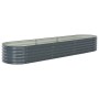 Arriate de acero galvanizado gris 320x80x44 cm de vidaXL, Maceteros y jardineras - Ref: Foro24-45527, Precio: 174,77 €, Descu...