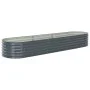 Arriate de acero galvanizado gris 320x80x44 cm de vidaXL, Maceteros y jardineras - Ref: Foro24-45527, Precio: 171,53 €, Descu...