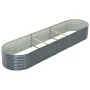 Arriate de acero galvanizado gris 320x80x44 cm de vidaXL, Maceteros y jardineras - Ref: Foro24-45527, Precio: 171,53 €, Descu...