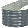 Arriate de acero galvanizado gris 320x80x44 cm de vidaXL, Maceteros y jardineras - Ref: Foro24-45527, Precio: 174,77 €, Descu...