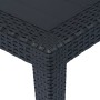 Gray rattan look plastic garden table 150x90x72 cm by vidaXL, Garden tables - Ref: Foro24-45605, Price: 143,76 €, Discount: %