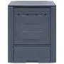 Grauer Gartenkomposter 60x60x73 cm 260 L von vidaXL, Komposter - Ref: Foro24-45682, Preis: 72,02 €, Rabatt: %