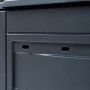 Compostador de jardín gris 60x60x73 cm 260 L de vidaXL, Compostadores - Ref: Foro24-45682, Precio: 58,90 €, Descuento: %