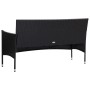 5-teiliges Gartenmöbel-Set und Kissen Kunstrattan schwarz von vidaXL, Gartensets - Ref: Foro24-45895, Preis: 279,17 €, Rabatt: %
