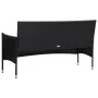 Garden furniture set, 5 pieces, with black synthetic rattan cushions. by vidaXL, Garden sets - Ref: Foro24-45895, Price: 245,...