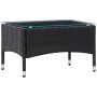 Garden furniture set, 5 pieces, with black synthetic rattan cushions. by vidaXL, Garden sets - Ref: Foro24-45895, Price: 278,...