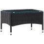 Garden furniture set, 5 pieces, with black synthetic rattan cushions. by vidaXL, Garden sets - Ref: Foro24-45895, Price: 245,...