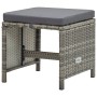Garden dining set 9 pieces and gray synthetic rattan cushions by vidaXL, Garden sets - Ref: Foro24-46536, Price: 539,91 €, Di...