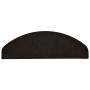Alfombra autoadhesiva escalera 10 uds 65x21x4 cm marrón oscuro de vidaXL, Alfombrillas para escalones - Ref: Foro24-149711, P...