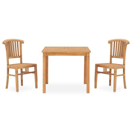 Garden dining set 3 pieces solid teak wood by vidaXL, Garden sets - Ref: Foro24-3060014, Price: 421,82 €, Discount: %