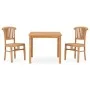 Garden dining set 3 pieces solid teak wood by vidaXL, Garden sets - Ref: Foro24-3060014, Price: 413,80 €, Discount: %