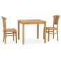 Garden dining set 3 pieces solid teak wood by vidaXL, Garden sets - Ref: Foro24-3060014, Price: 413,80 €, Discount: %