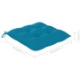 Set de comedor de jardín plegable con cojines 5 piezas bambú de vidaXL, Conjuntos de jardín - Ref: Foro24-3063979, Precio: 26...