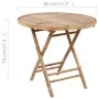 Folding garden dining set with cushions 5 pieces bamboo by vidaXL, Garden sets - Ref: Foro24-3063979, Price: 288,29 €, Discou...