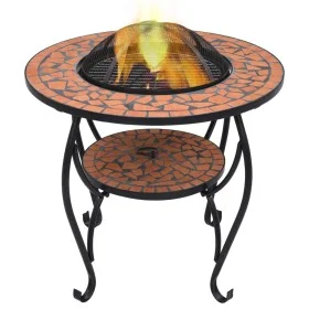 Terracotta ceramic mosaic brazier table 68 cm by vidaXL, Chimneys - Ref: Foro24-46723, Price: 150,95 €, Discount: %