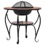 Mesita con brasero de mosaico cerámica terracota 68 cm de vidaXL, Chimeneas - Ref: Foro24-46723, Precio: 150,94 €, Descuento: %
